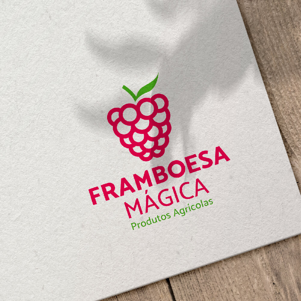 Logótipo Framboesa Mágica