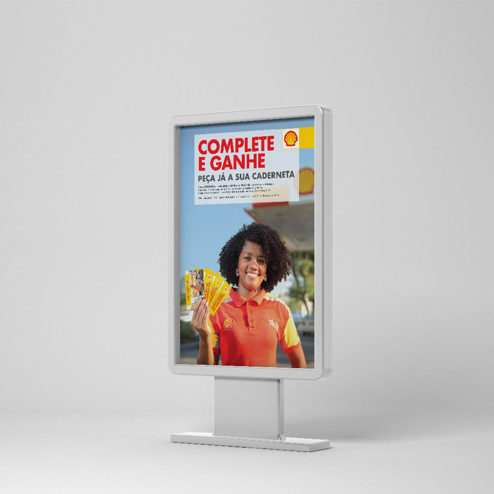 Reclame publicitário para Campanha Caderneta